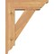 Ekena Millwork Traditional Traditional Smooth Bracket w/ Offset Brace, Western Red Cedar, 5 1/2"W x 16"D x 20"H BKT0604X16X20TRA01SWR - alternate 3